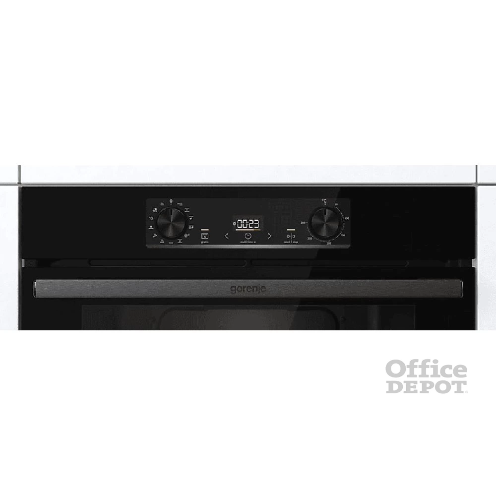 Gorenje BOS6737E13BG fekete, beépíthető, sütőtér: 77L, grill, légkeverés, hidrolitikus, sütő