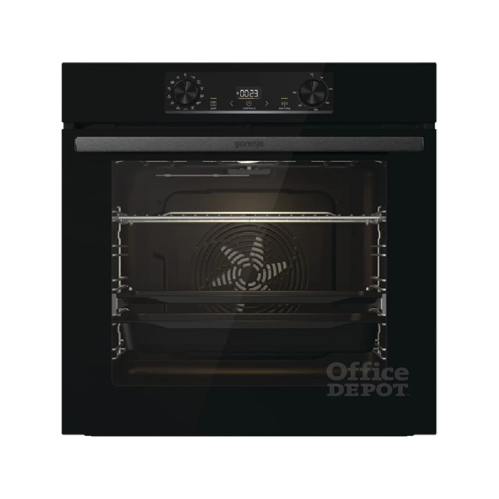 Gorenje BOS6737E13BG fekete, beépíthető, sütőtér: 77L, grill, légkeverés, hidrolitikus, sütő