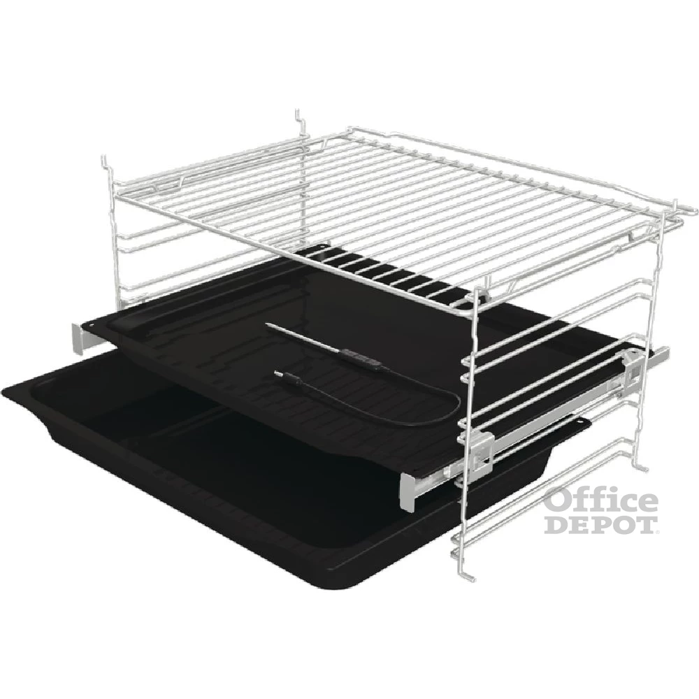 Gorenje BOS6737E13BG fekete, beépíthető, sütőtér: 77L, grill, légkeverés, hidrolitikus, sütő