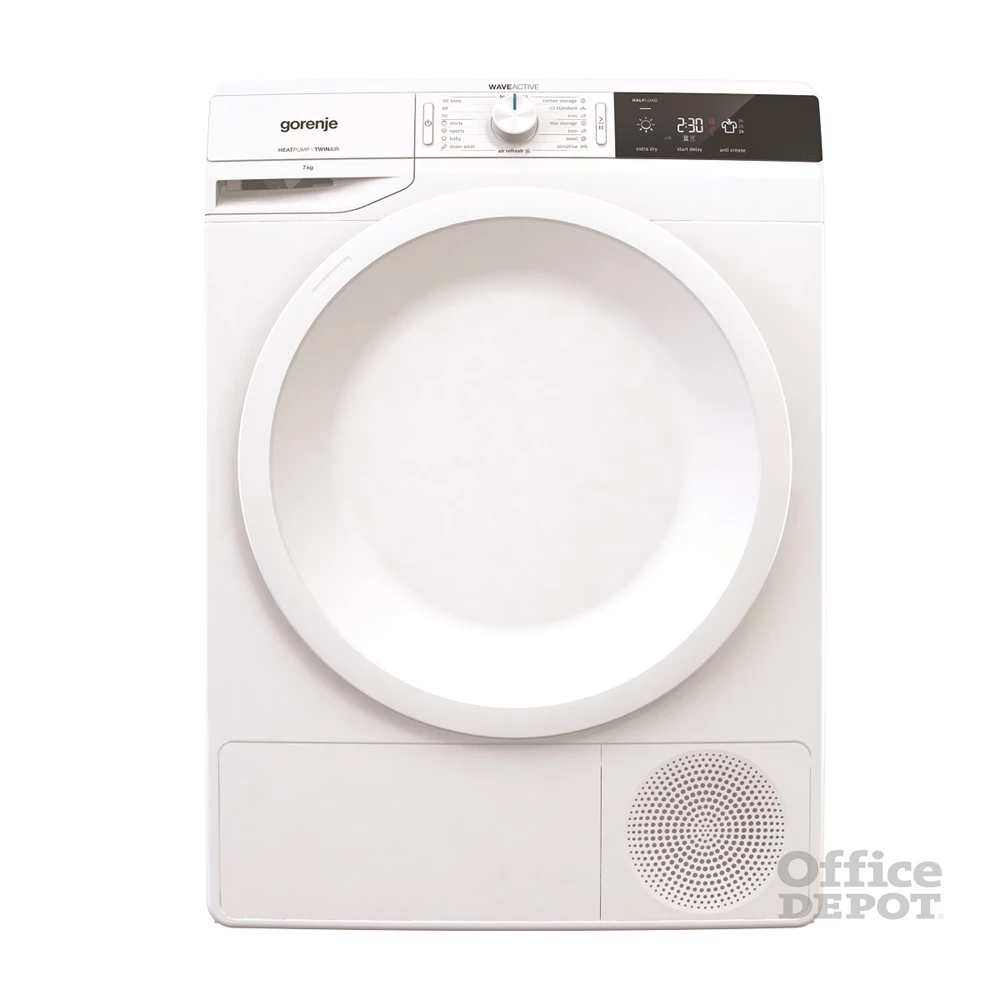 Gorenje DE71 fehér, 7 kg, hőszivattyús, szárítógép
