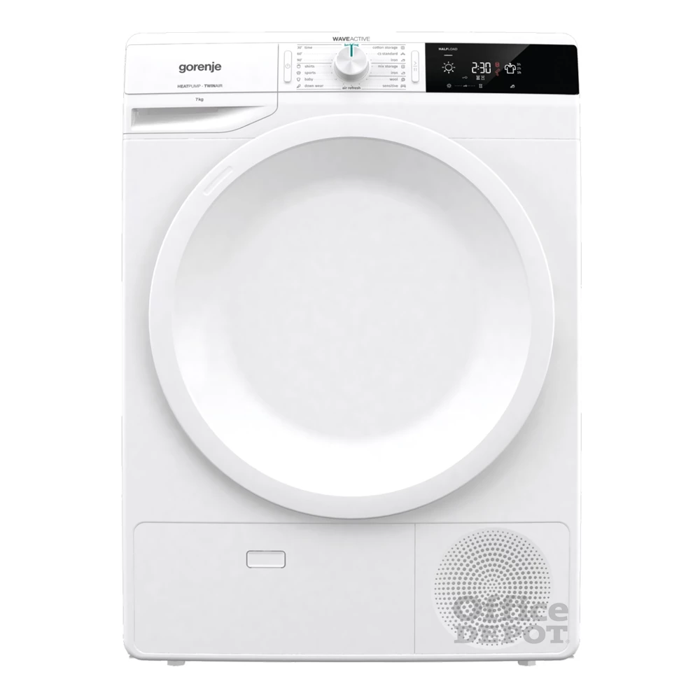 Gorenje DE71 fehér, 7 kg, hőszivattyús, szárítógép