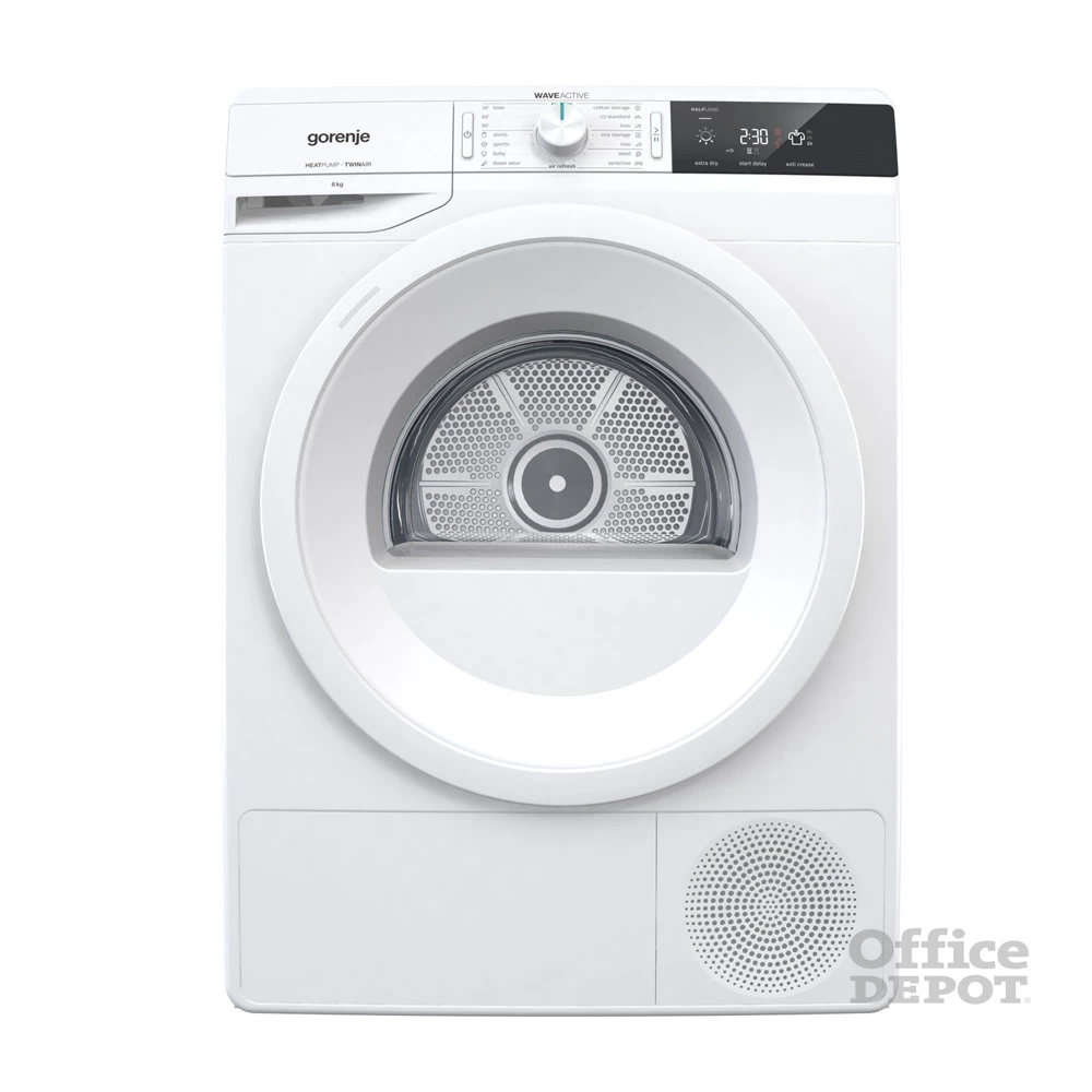 Gorenje DE72/G fehér, 7 kg, hőszivattyús, szárítógép