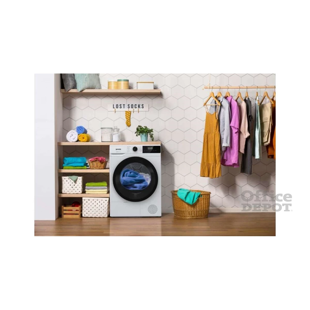 Gorenje DHNE82 fehér, 8 kg, hőszivattyús, szárítógép