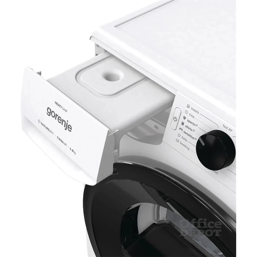 Gorenje DNE82/GN fehér, 8 kg, hőszivattyús, szárítógép