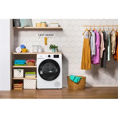 Gorenje DNE82/GN fehér, 8 kg, hőszivattyús, szárítógép