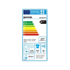 Gorenje DNE83/GN 8 kg hőszivattyús szárítógép Gorenje DNE83/GN 8 kg hőszivattyús szárítógép