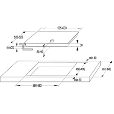 Gorenje EC642CLB beépíthető kerámia főzőlap Gorenje EC642CLB beépíthető kerámia főzőlap