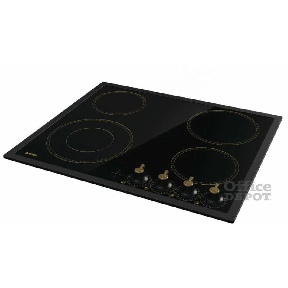 Gorenje EC642CLB fekete, beépíthető, elektromos üvegkerámia, főzőzóna: 4, beépíthető méret: 56cm, főzőlap