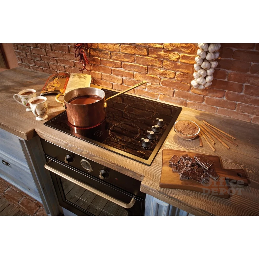 Gorenje EC642CLB fekete, beépíthető, elektromos üvegkerámia, főzőzóna: 4, beépíthető méret: 56cm, főzőlap