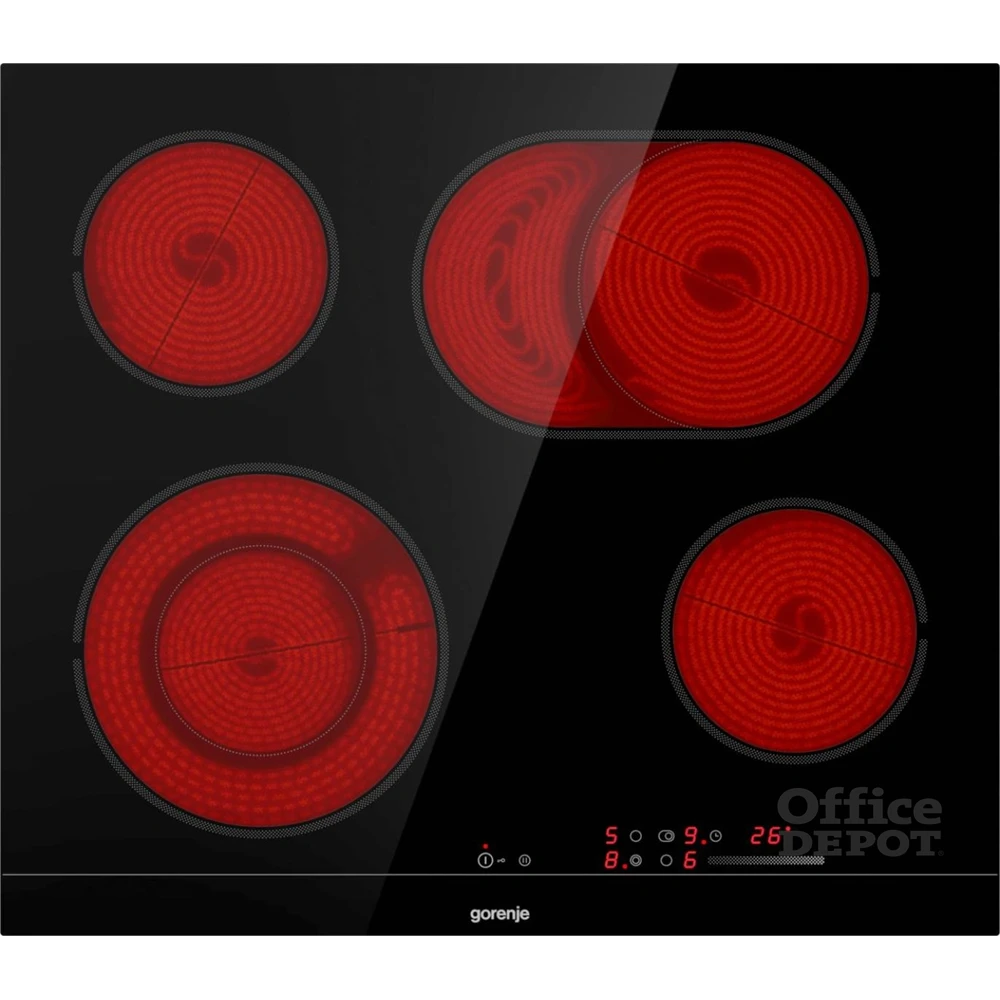 Gorenje ECS643BCSC beépíthető, üvegkerámia, főzőzóna:4, beépíthető méret:56cm, főzőlap