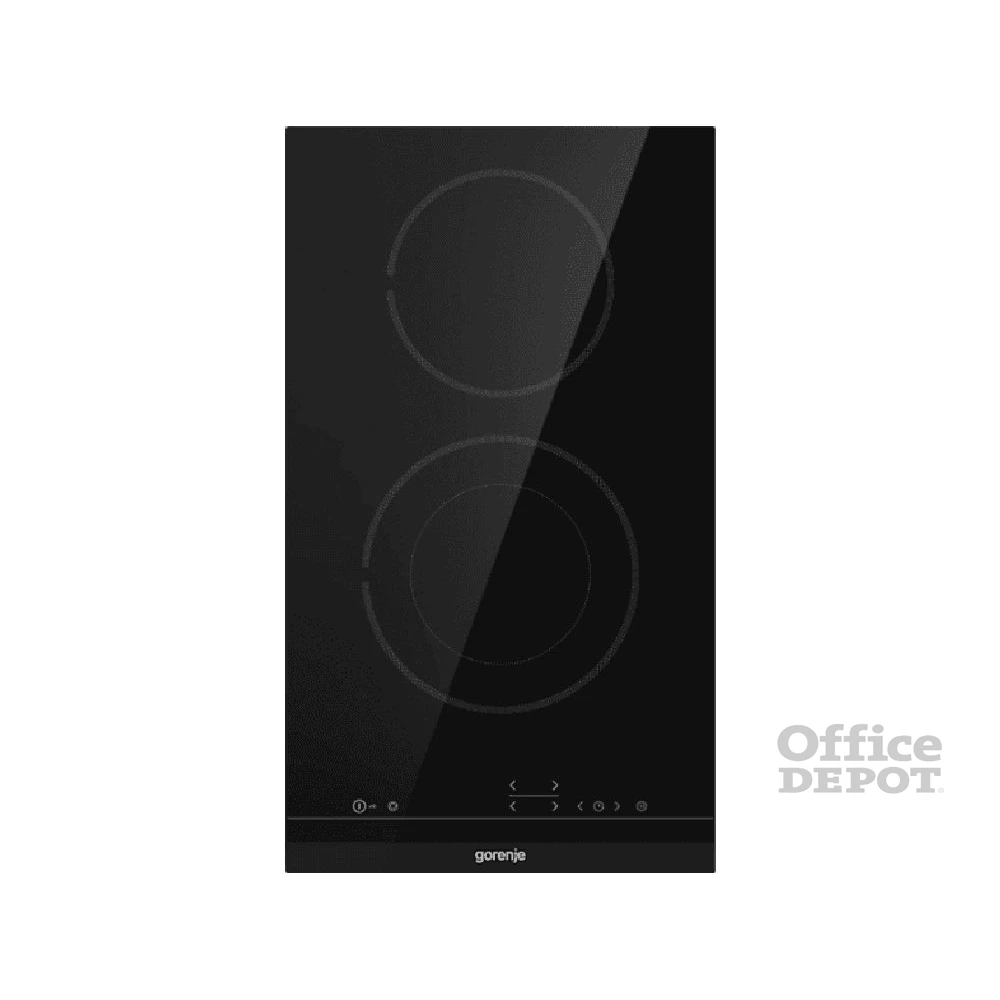Gorenje ECT322BCSC fekete, beépíthető, elektromos üvegkerámia, főzőzóna: 2, beépíthető méret: 27cm, főzőlap