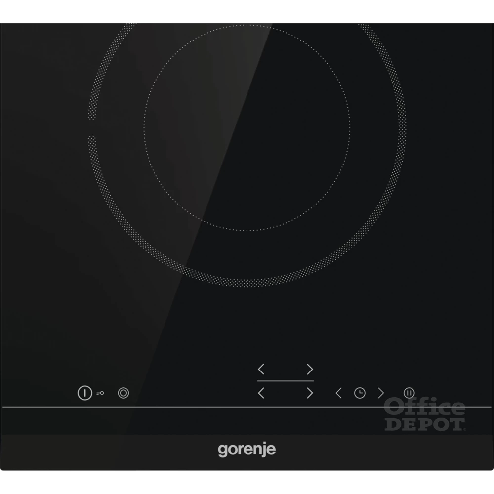 Gorenje ECT322BCSC fekete, beépíthető, elektromos üvegkerámia, főzőzóna: 2, beépíthető méret: 27cm, főzőlap
