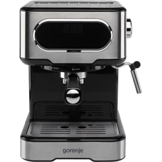 Gorenje ESCM15DBK inox-fekete espresso kávéfőző Gorenje ESCM15DBK inox-fekete espresso kávéfőző