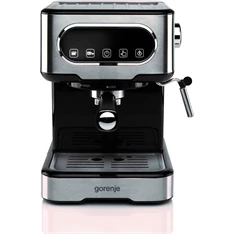 Gorenje ESCM15DBK inox-fekete espresso kávéfőző Gorenje ESCM15DBK inox-fekete espresso kávéfőző
