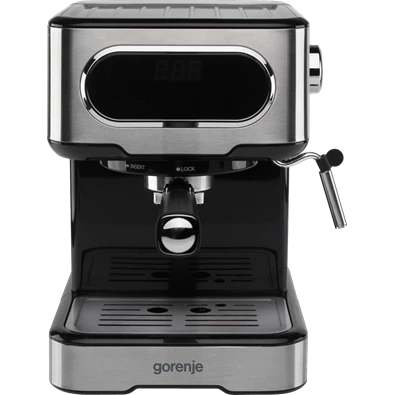 Gorenje ESCM15DBK inox-fekete espresso kávéfőző Gorenje ESCM15DBK inox-fekete espresso kávéfőző