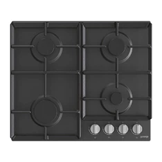 Gorenje G641EXB fekete, beépíthető, gáz, főzőzóna: 4, beépíthető méret: 56cm, főzőlap