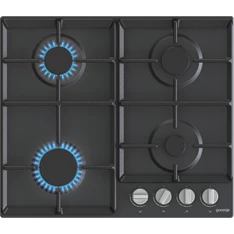 Gorenje G641EXB fekete, beépíthető, gáz, főzőzóna: 4, beépíthető méret: 56cm, főzőlap