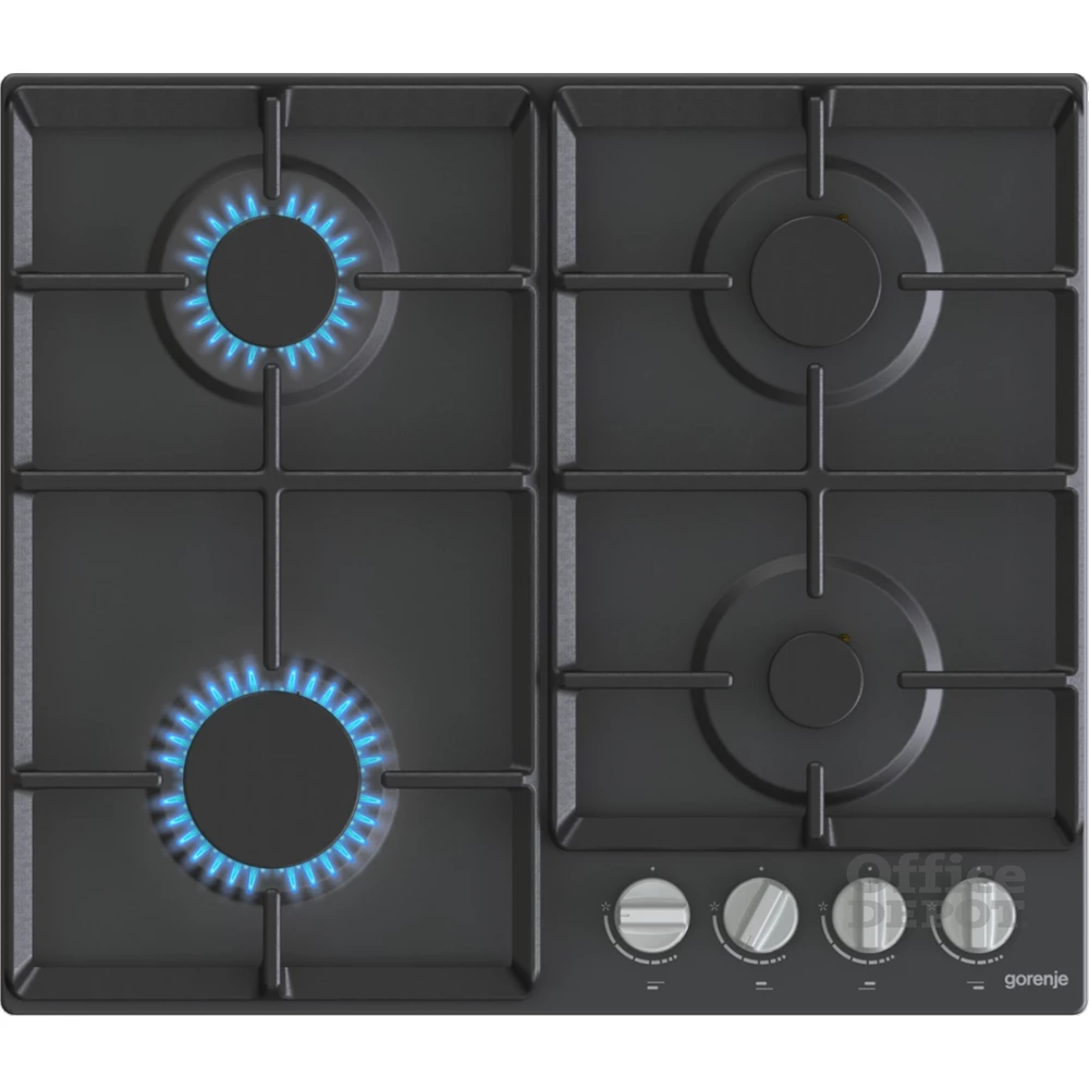 Gorenje G641EXB fekete, beépíthető, gáz, főzőzóna: 4, beépíthető méret: 56cm, főzőlap
