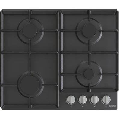 Gorenje G641EXB fekete, beépíthető, gáz, főzőzóna: 4, beépíthető méret: 56cm, főzőlap