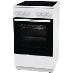 Gorenje GEC5A41WG fehér kerámilapos tűzhely (Használt - A) Gorenje GEC5A41WG fehér kerámilapos tűzhely (Használt - A)