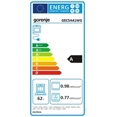Gorenje GEC5A41WG fehér kerámilapos tűzhely (Használt - A) Gorenje GEC5A41WG fehér kerámilapos tűzhely (Használt - A)
