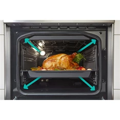 Gorenje GEC5C41SG inox kerámialapos tűzhely Gorenje GEC5C41SG inox kerámialapos tűzhely