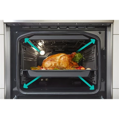 Gorenje GEC5C41SG inox kerámialapos tűzhely Gorenje GEC5C41SG inox kerámialapos tűzhely