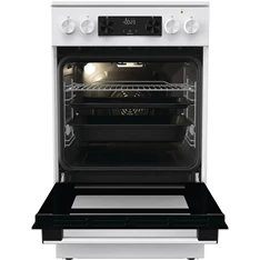 Gorenje GEC5C42WG fehér, szabadonálló, kerámialapos, elektromos, főzőzóna: 4, sütő:70L, grill, tűzhely