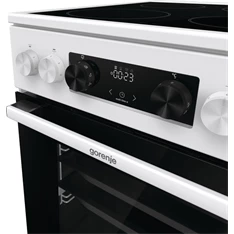 Gorenje GEC5C42WG fehér, szabadonálló, kerámialapos, elektromos, főzőzóna: 4, sütő:70L, grill, tűzhely