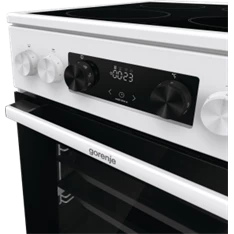 Gorenje GEC5C42WG fehér, szabadonálló, kerámialapos, elektromos, főzőzóna: 4, sütő:70L, grill, tűzhely