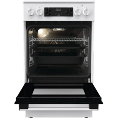Gorenje GEC5C42WG fehér, szabadonálló, kerámialapos, elektromos, főzőzóna: 4, sütő:70L, grill, tűzhely