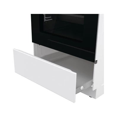 Gorenje GEC5C42WG fehér, szabadonálló, kerámialapos, elektromos, főzőzóna: 4, sütő:70L, grill, tűzhely