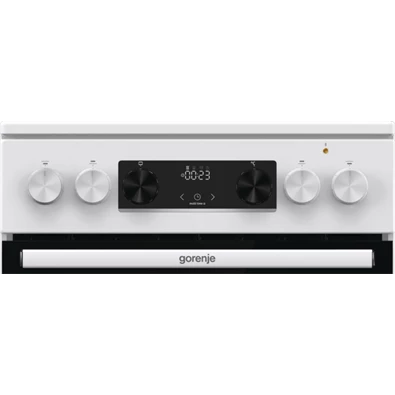 Gorenje GEC5C42WG fehér, szabadonálló, kerámialapos, elektromos, főzőzóna: 4, sütő:70L, grill, tűzhely