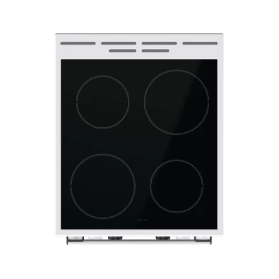 Gorenje GEC5C42WG fehér, szabadonálló, kerámialapos, elektromos, főzőzóna: 4, sütő:70L, grill, tűzhely