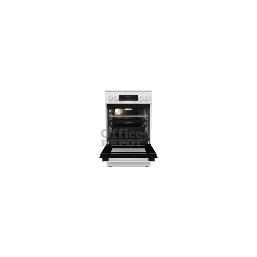 Gorenje GEC5C42WG fehér, szabadonálló, kerámialapos, elektromos, főzőzóna: 4, sütő:70L, grill, tűzhely