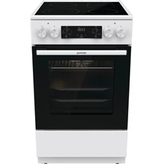 Gorenje GECS5C70WA fehér, szabadonálló, kerámialapos, elektromos, főzőzóna: 4, sütő:70L, grill, tűzhely