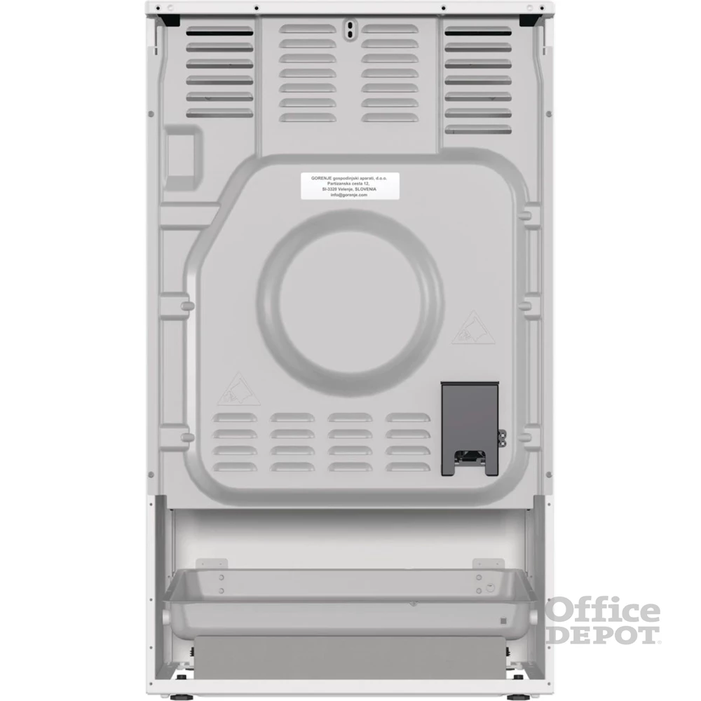 Gorenje GECS5C70XA inox, szabadonálló, kerámialapos, elektromos, főzőzóna: 4, sütő:70L, grill, tűzhely