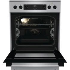 Gorenje GECS6C70XPA inox-fekete, szabdonálló, kerámialapos, főzőzóna:4, sütőtér:71L, tűzhely