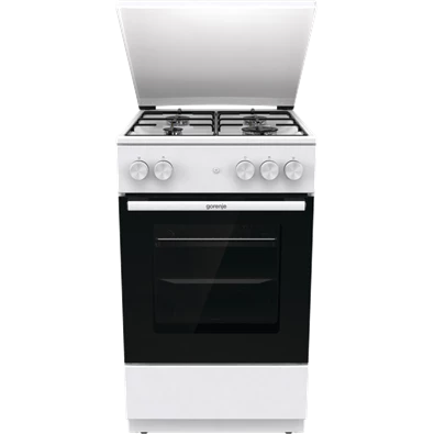 Gorenje GG5A14WJ fehér, szabadonálló, gáz, főzőzóna: 4, sütő:77L, tűzhely