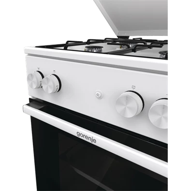 Gorenje GG5A14WJ fehér, szabadonálló, gáz, főzőzóna: 4, sütő:77L, tűzhely