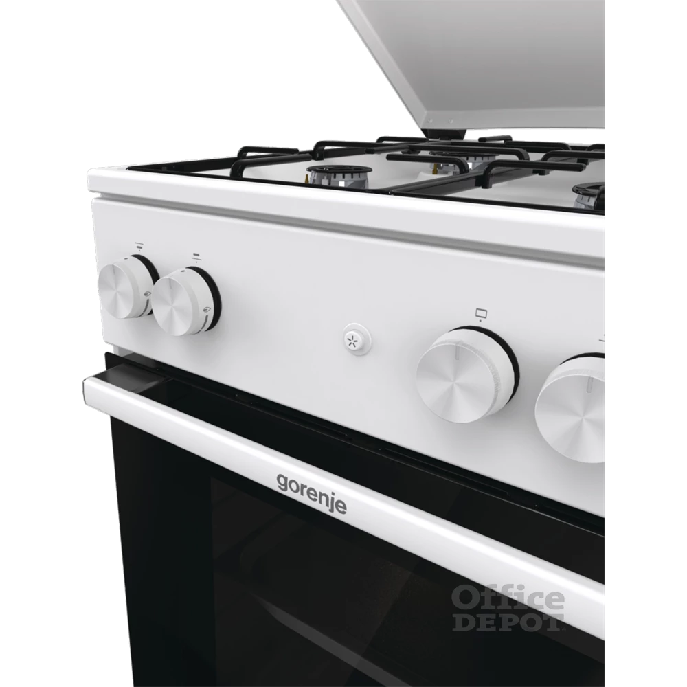 Gorenje GG5A14WJ fehér, szabadonálló, gáz, főzőzóna: 4, sütő:77L, tűzhely