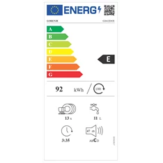 Gorenje GI642E90 beépíthető 13 terítékes mosogatógép Gorenje GI642E90 beépíthető 13 terítékes mosogatógép