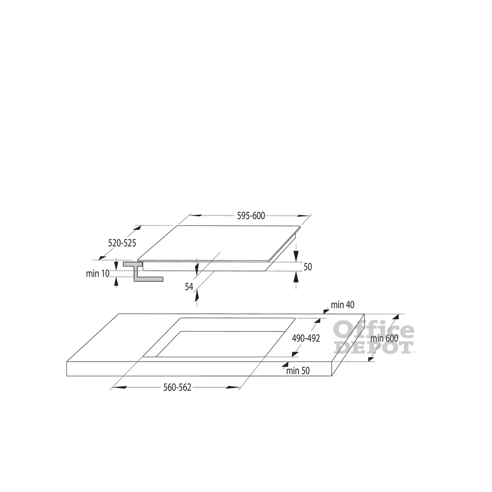 Gorenje GI6442BSCWF fekete, beépíthető, indukciós, főzőzóna: 4, beépíthető méret: 56cm, főzőlap