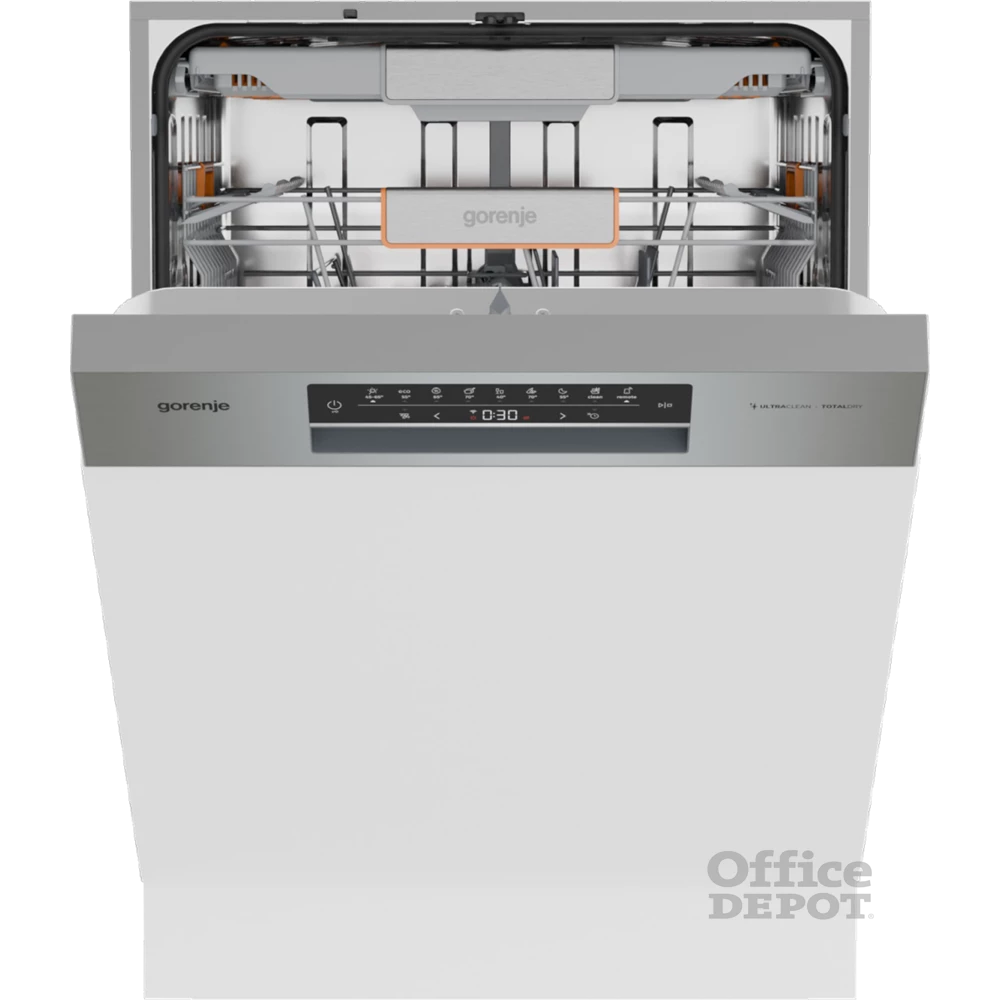 Gorenje GI673A91X programok száma: 7, beépíthető, 16 terítékes mosogatógép 