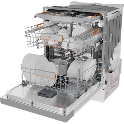 Gorenje GI673A91X programok száma: 7, beépíthető, 16 terítékes mosogatógép 