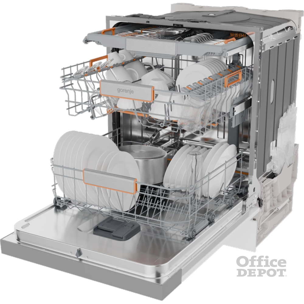 Gorenje GI673A91X programok száma: 7, beépíthető, 16 terítékes mosogatógép 