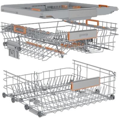 Gorenje GI673A91X programok száma: 7, beépíthető, 16 terítékes mosogatógép 