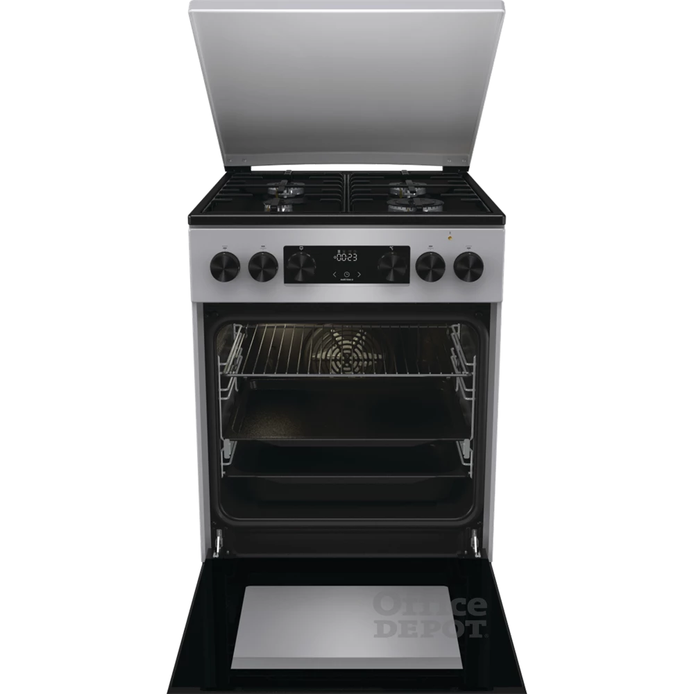 Gorenje GK5C63SH szürke, szabadonálló, gáz, kombinált, főzőzóna: 4, sütő:70L, grill, tűzhely