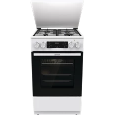 Gorenje GK5C64WH fehér, szabadonálló, gáz, kombinált, főzőzóna: 4, sütő:70L, grill, tűzhely