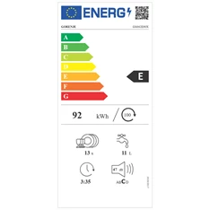 Gorenje GS642E90X 13 terítékes inox mosogatógép Gorenje GS642E90X 13 terítékes inox mosogatógép